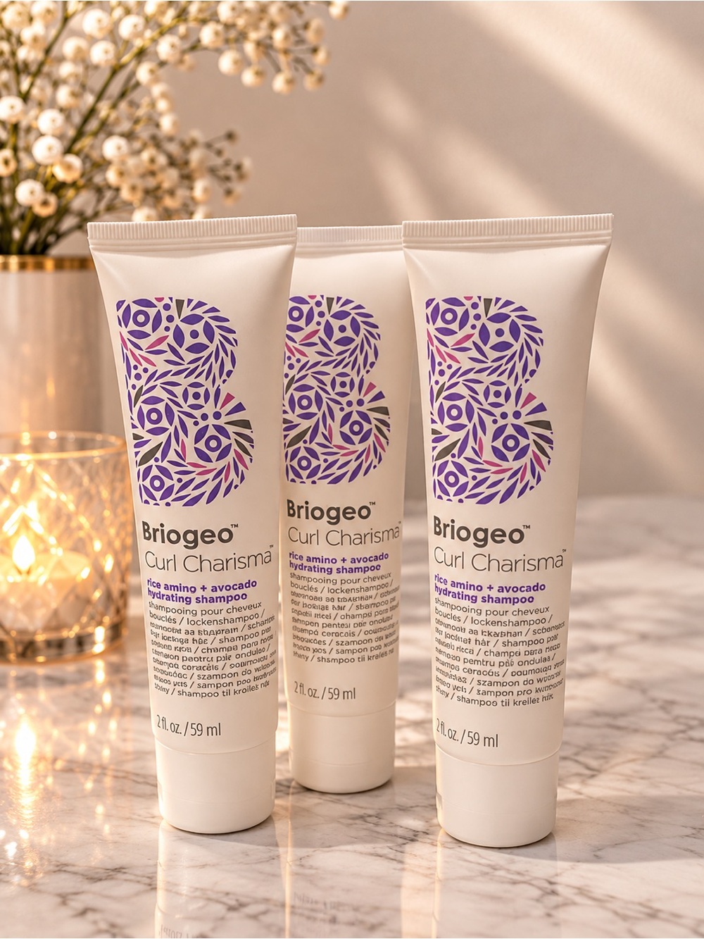 Briogeo Curl Charisma Hydrating Shampoo – 3 Piece Bundle - New